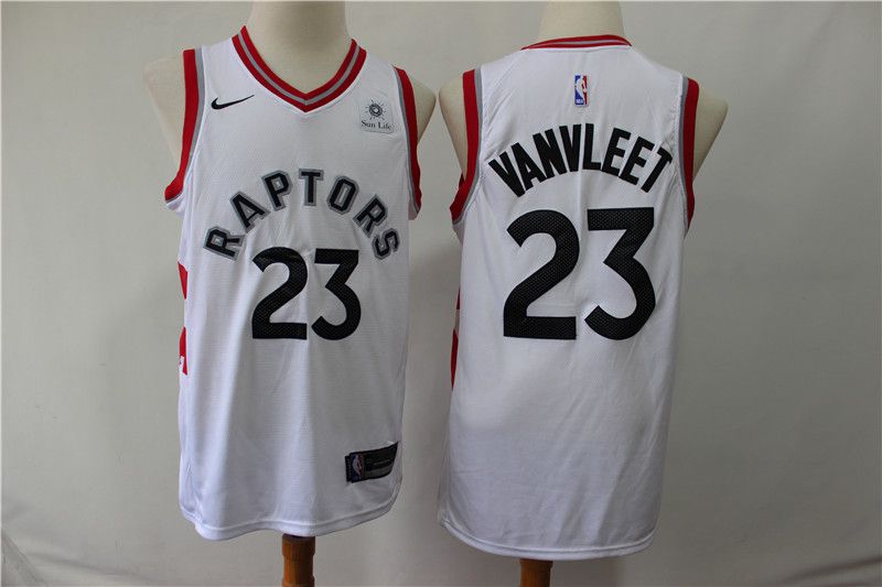 Men Toronto Raptors #23 Vanvleet White Game Nike NBA Jerseys